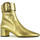 Chaussures Femme Bottes Saint Laurent Bottines Joplin 50 Doré
