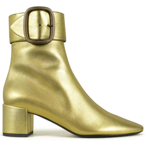 Saint Laurent Bottines Joplin 50 Doré - Chaussures Botte Femme 634,75 €