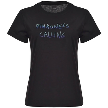 Vêtements Femme T-shirts manches courtes Pinko Effimero Black