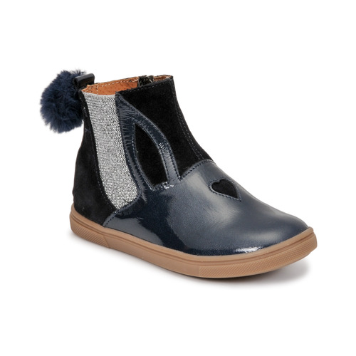 GBB GEMMA Bleu - Livraison Gratuite | Spartoo ! - Chaussures Boot Enfant  62,30 €