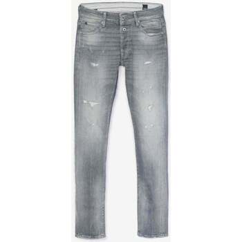 Vêtements Homme Jeans droit Le Temps des Cerises Dovi 700/11 slim jeans destroy gris GREY