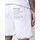 Vêtements Homme asymmetric Shorts / Bermudas The pants have a drawstring at the elasticized waistband Short 2140112 Blanc
