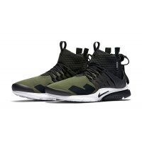 Chaussures Baskets montantes Nike Air Presto Mid x Acronym Olive Medium Olive/Dust-Black