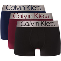 Sous-vêtements Homme Boxers Calvin Klein Jeans Pack x3 trunk front logo Multicolore