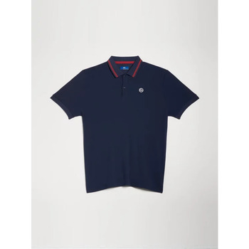 Vêtements Homme Polos manches longues TBS Polo MADDIPOL Navy