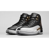 Chaussures Baskets montantes Nike Air Jordan 12 Wings Black/Metallic Gold-White