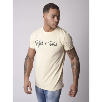 Vêtements Homme T-shirts manches courtes Project X Paris Tee Shirt 1910076 Ivoire