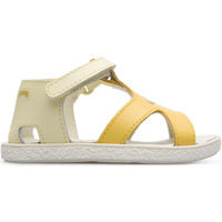 Chaussures Fille iOS et Android Camper Sandales cuir TWINS jaune