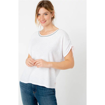 Vêtements Femme T-shirts manches courtes TBS Tee-shirt IRISITEE Blanc