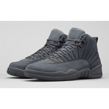 Chaussures Baskets montantes Nike Air Jordan 12 PSNY Grey Dark Grey/Dark Grey-Black