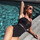 Vêtements Femme Maillots de bain 1 pièce Sun Playa Swag Noir