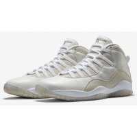 Chaussures Baskets montantes Nike Air Jordan 10 x OVO White Summit White/Metallic Gold-White