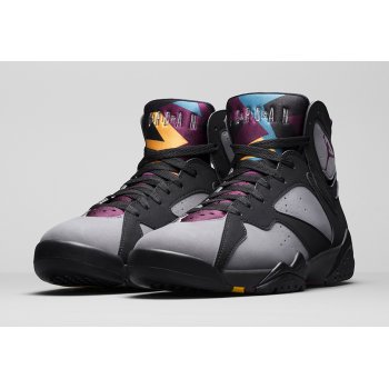 Chaussures Baskets montantes Nike Air Jordan 7 Bordeaux Black/Bordeaux-Light Graphite-Midnight Fog