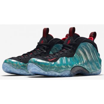 Chaussures Baskets montantes Nike Air Foamposite One Gone Fishing Dark Emerald/Challenge Red-Black