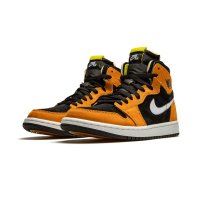 Chaussures Baskets montantes Nike Air Jordan 1 High Zoom Cmft Black Wheat Black/White-Monarch-Opti Yellow