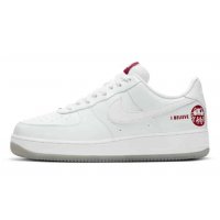 Chaussures Baskets basses Nike Air Force 1 Low I Believe White/Bordeaux