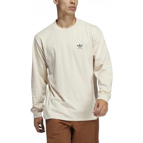 Vêtements Homme T-shirts & Polos adidas Originals 2.0 logo ls tee Beige
