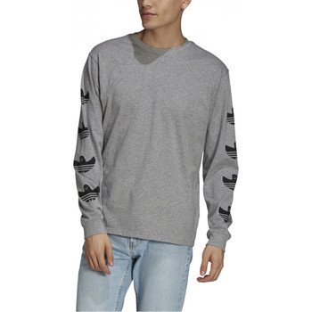 Vêtements Homme adidas hoodie and sweatpants pants size chart adidas Originals Shmoofoil logo ls tee Gris