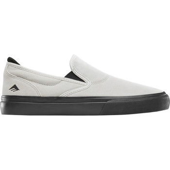 Chaussures de Skate Emerica WINO G6 SLIP ON WHITE BLACK