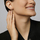 Montres & Bijoux Femme Boucles d'oreilles Cleor Boucles d'oreilles en or 375/1000 et zircon Multicolore