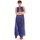Vêtements Femme Pyjamas / Chemises de nuit Pomm'poire Nuisette longue marine ADN Bleu