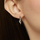 Montres & Bijoux Femme Boucles d'oreilles Cleor Boucles d'oreilles en argent 925/1000 et zircon Argenté