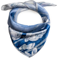 Accessoires textile Femme Echarpes / Etoles / Foulards Allée Du Foulard Carré de soie Piccolo Alias Bleu