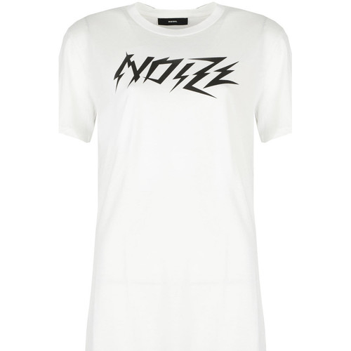 Vêtements Femme T-shirts manches courtes Diesel 00SI59-0CZAJ | T-Over-A Maglietta Blanc