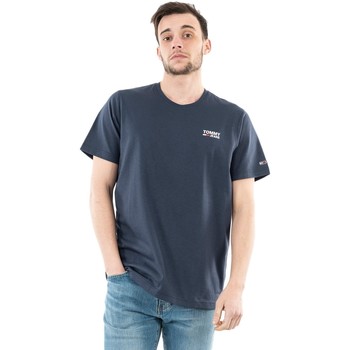 Vêtements Homme T-shirts Teen manches courtes Tommy Jeans dm0dm09588 Bleu