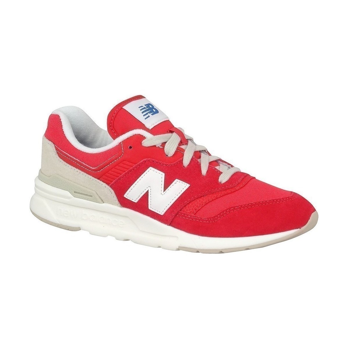 Chaussures Enfant Baskets basses New Balance 997 Rouge, Blanc