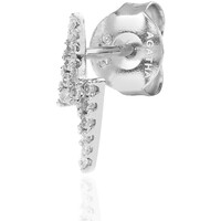 Montres & Bijoux Femme Boucles d'oreilles Agatha Ruiz de la Prada Piercing puce  ECLAIR - Cristal - Argenté Blanc