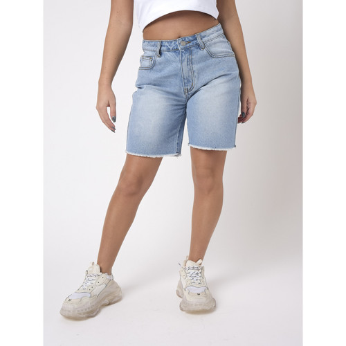 Vêtements Femme Shorts / Bermudas teiliges Shorts-Outfit mit hohem Baumwollanteil und Peter Rabbit™-Motiv 03 J Short F2190028A Bleu