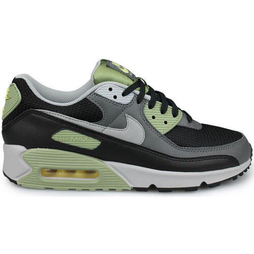 Chaussures Homme Baskets basses back Nike Air Max 90 Oil Green Noir