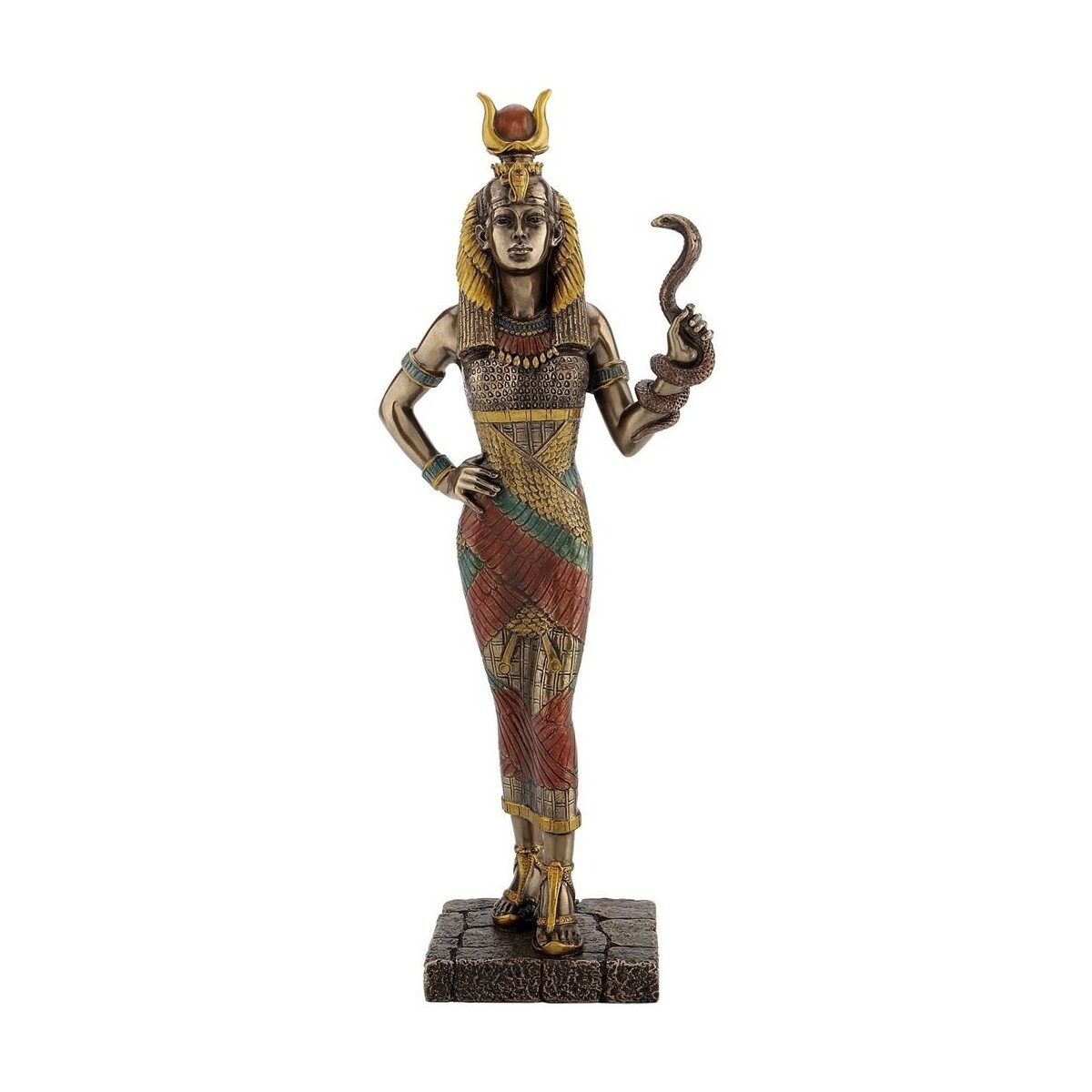 Maison & Déco Statuettes et figurines Signes Grimalt Déesse Hathor-Égyptienne Doré