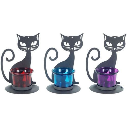Bougeoirs / photophores Bougeoirs / photophores Signes Grimalt Chat T-Lite Multicolore