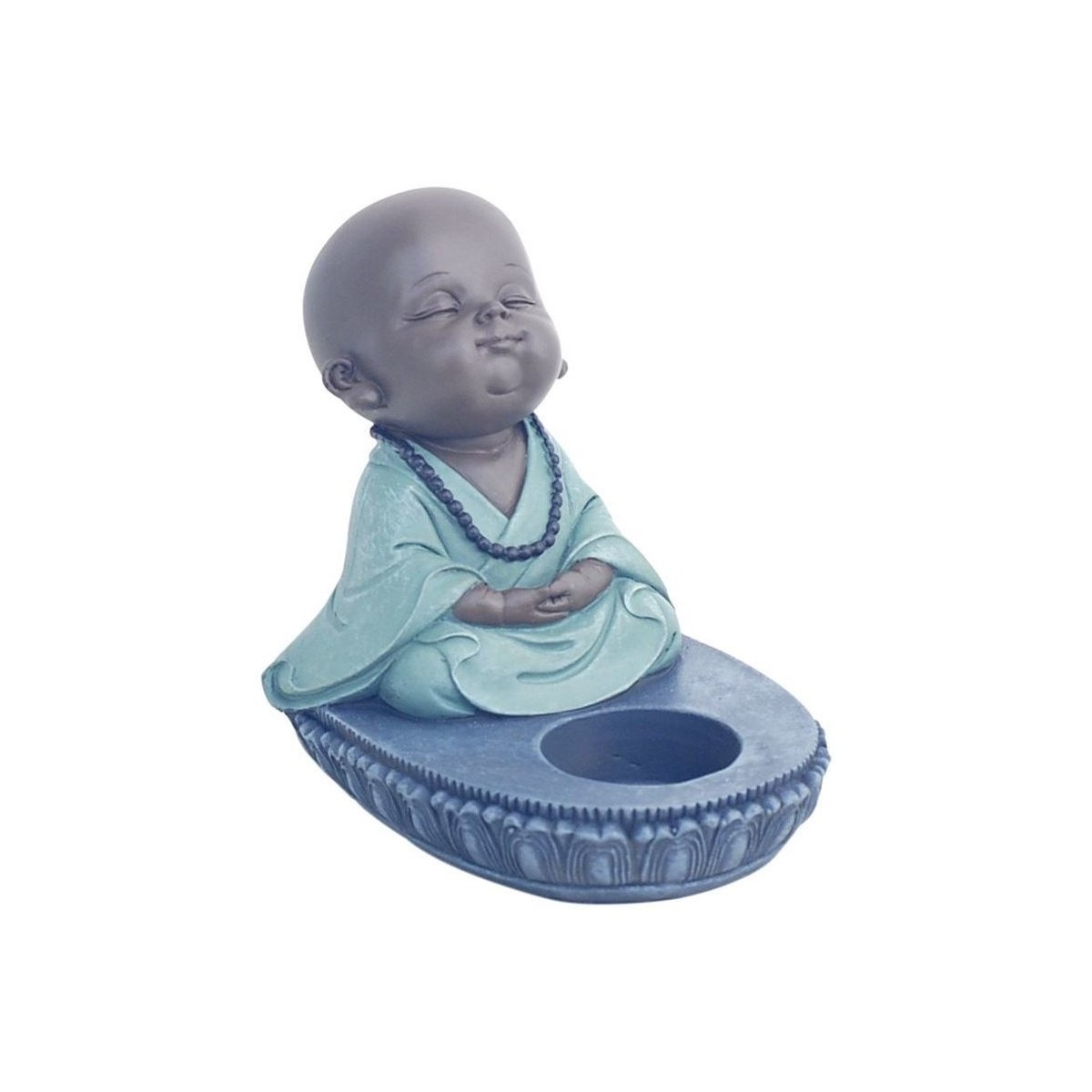 Maison & Déco Statuettes et figurines Signes Grimalt Bouddha T-Lite Bleu
