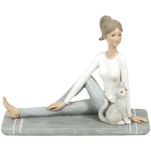 Diam 45 cm Statuettes et figurines Signes Grimalt Figure Yoga Multicolore