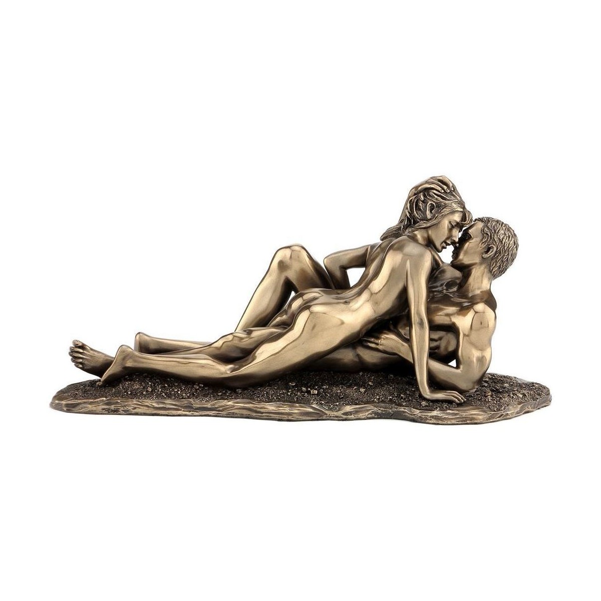 Maison & Déco Statuettes et figurines Signes Grimalt Résine D'Amoureux Bronze Doré