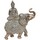 Maison & Déco Statuettes et figurines Signes Grimalt Bouddha Assis Sur L'Éléphant Dorado