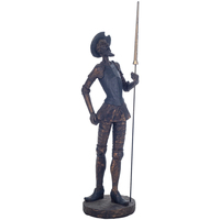 Maison & Déco Statuettes et figurines Signes Grimalt Don Quichotte Debout Doré