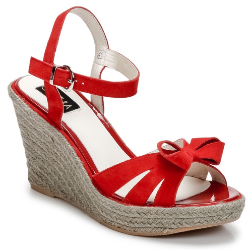 Chaussures Femme Sandales et Nu-pieds C.Petula SUMMER Rouge