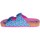 Chaussures Enfant Tongs Skechers Granola Bleu, Rose