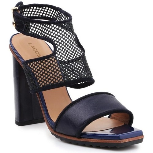 Lacoste Eliana 5 Srw Bleu marine, Noir - Chaussures Sandale Femme 98,00 €