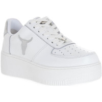 Chaussures Femme Baskets mode Windsor Smith RICH BRAVE WHITE SILVER PERLISHED Blanc