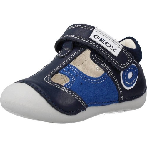 Chaussures Garçon Baskets basses Geox B TUTIM B. A Bleu