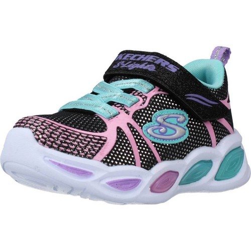 Chaussures Fille Baskets basses Skechers SHIMMER BEAMS SPORTY GLOW Noir