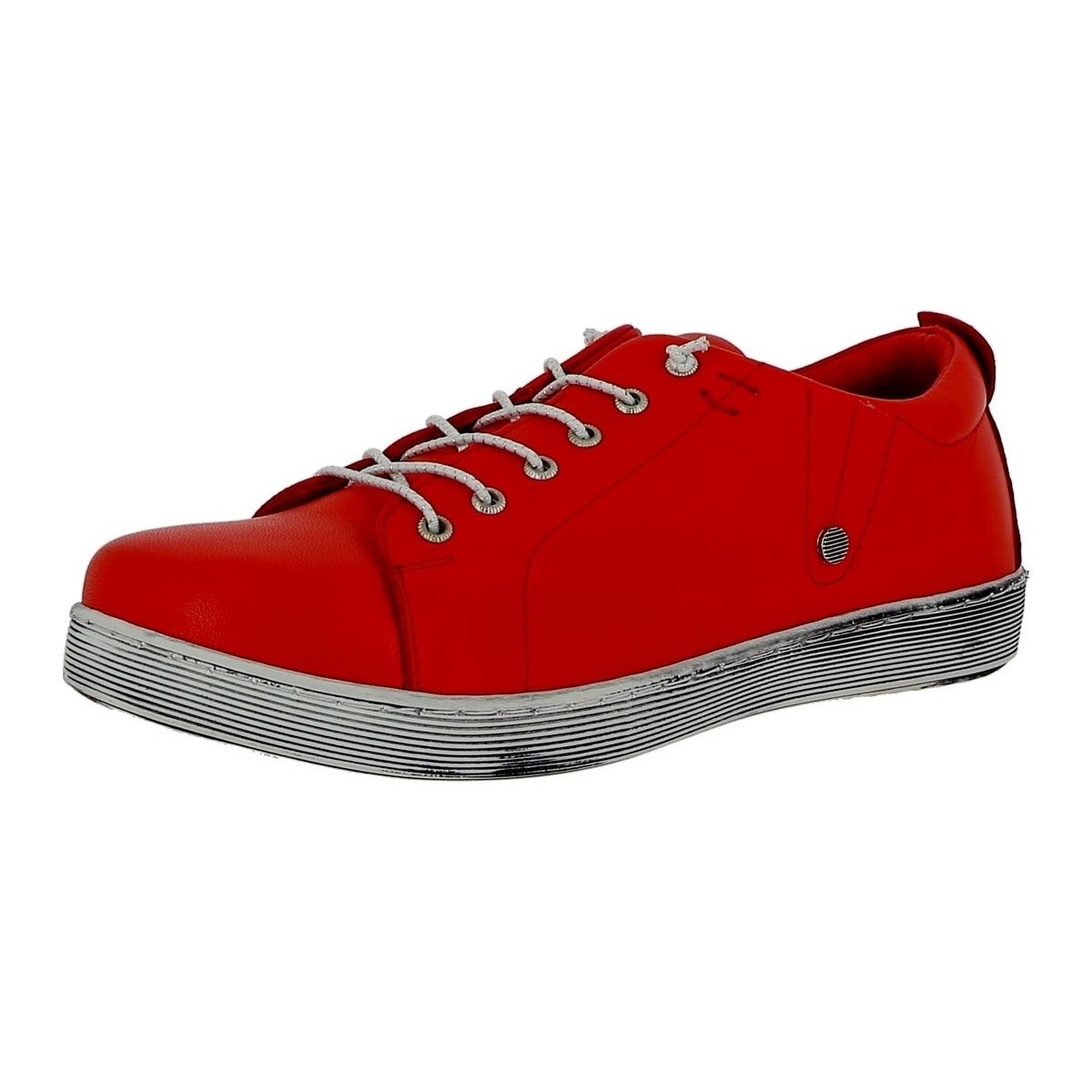 Chaussures Femme Affordable comfy work shoes DA.-SNEAKER Rouge