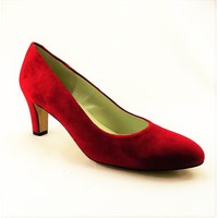 Chaussures Femme Escarpins Perlato 8909VELR ROUGE