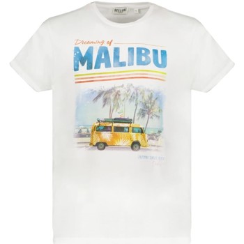 Vêtements Garçon T-shirts manches courtes Deeluxe T-Shirt MALIBU Optic White