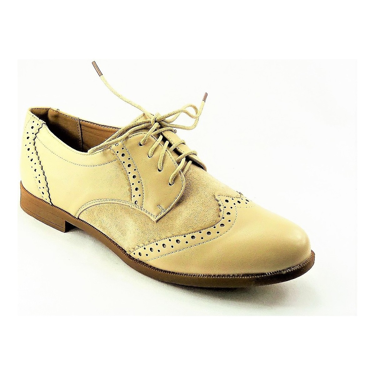 Chaussures Femme Derbies & Richelieu Cink-me DM633 BEIGE